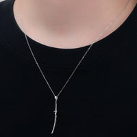 2B Sword Necklace - Sterling Silver