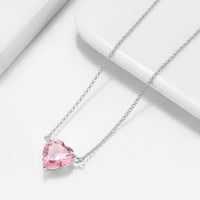 Pink Heart Prism - Sterling Silver