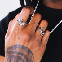 Wave Ring - Sterling Silver