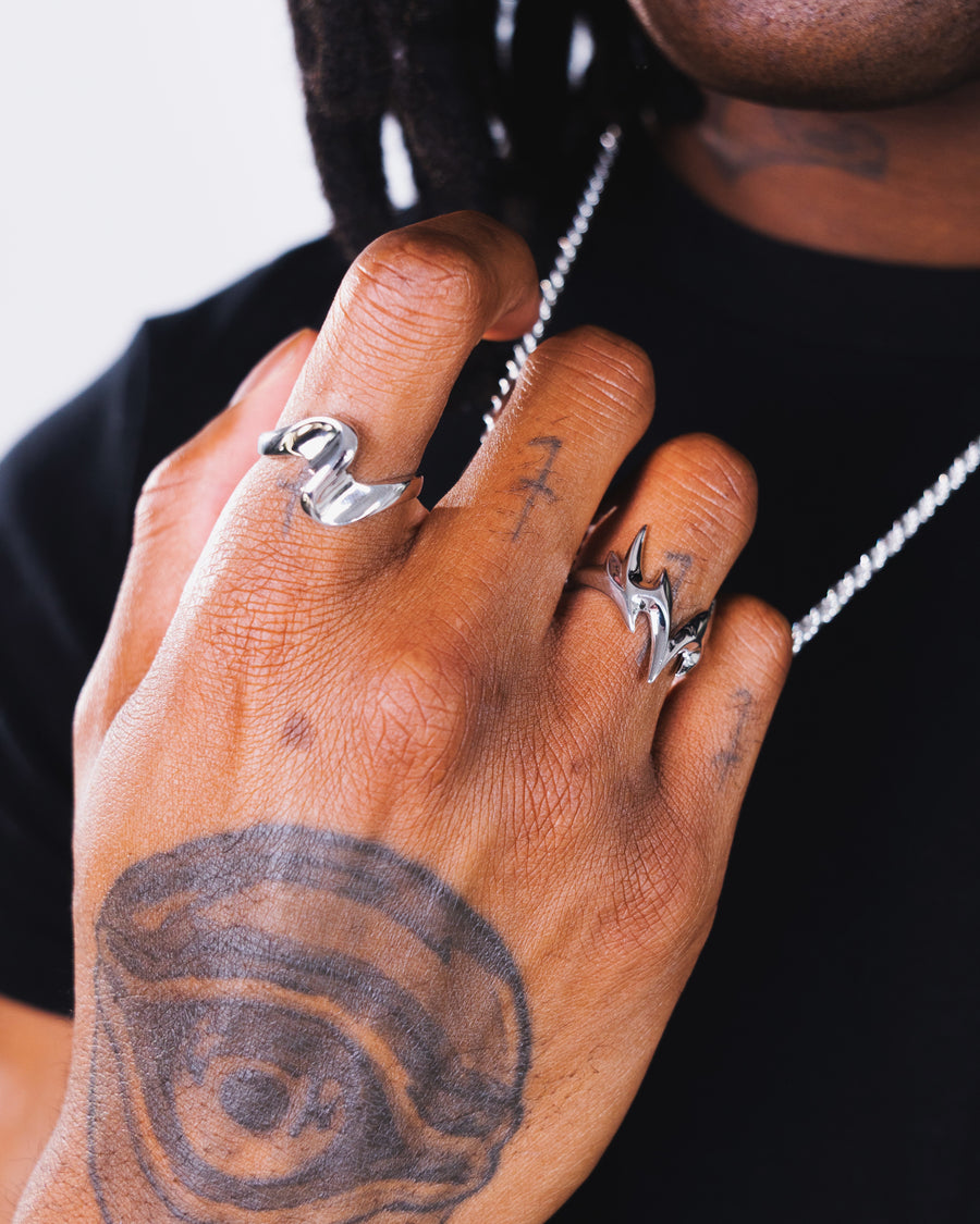 Wave Ring - Sterling Silver