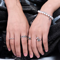 Wave Ring - Sterling Silver