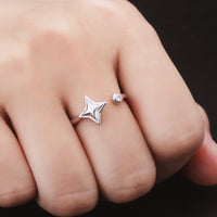 Star Gem Ring - Sterling Silver