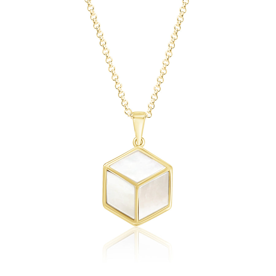 Arcadia Necklace - 14K Gold / Mother of Pearl