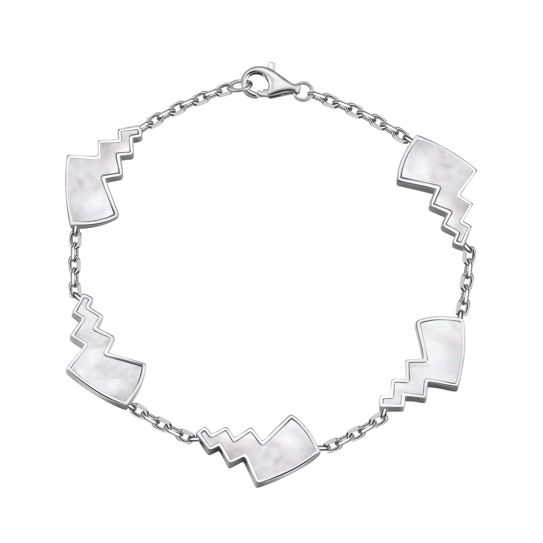 Thunderbolt Bracelet- Mother of Pearl