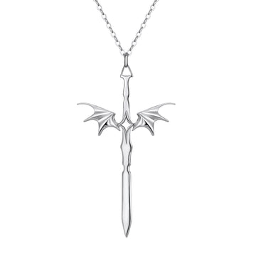 Morrigan Sword Necklace - Sterling Silver