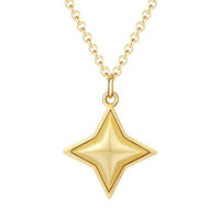 Star Gem Necklace - 14K Gold