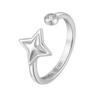 Star Gem Ring - Sterling Silver