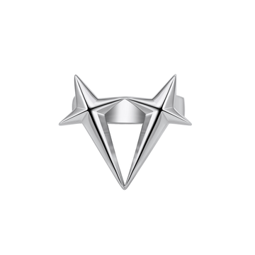 Twin Swords Ring - Sterling Silver