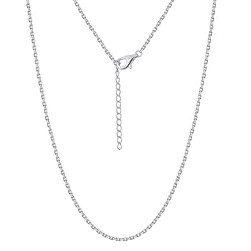 Cable Chain Necklace - Sterling Silver