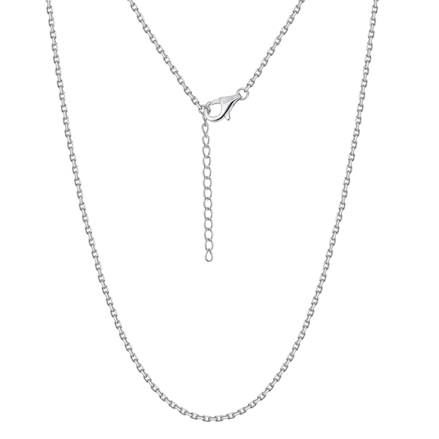 Cable Chain Necklace - Sterling Silver