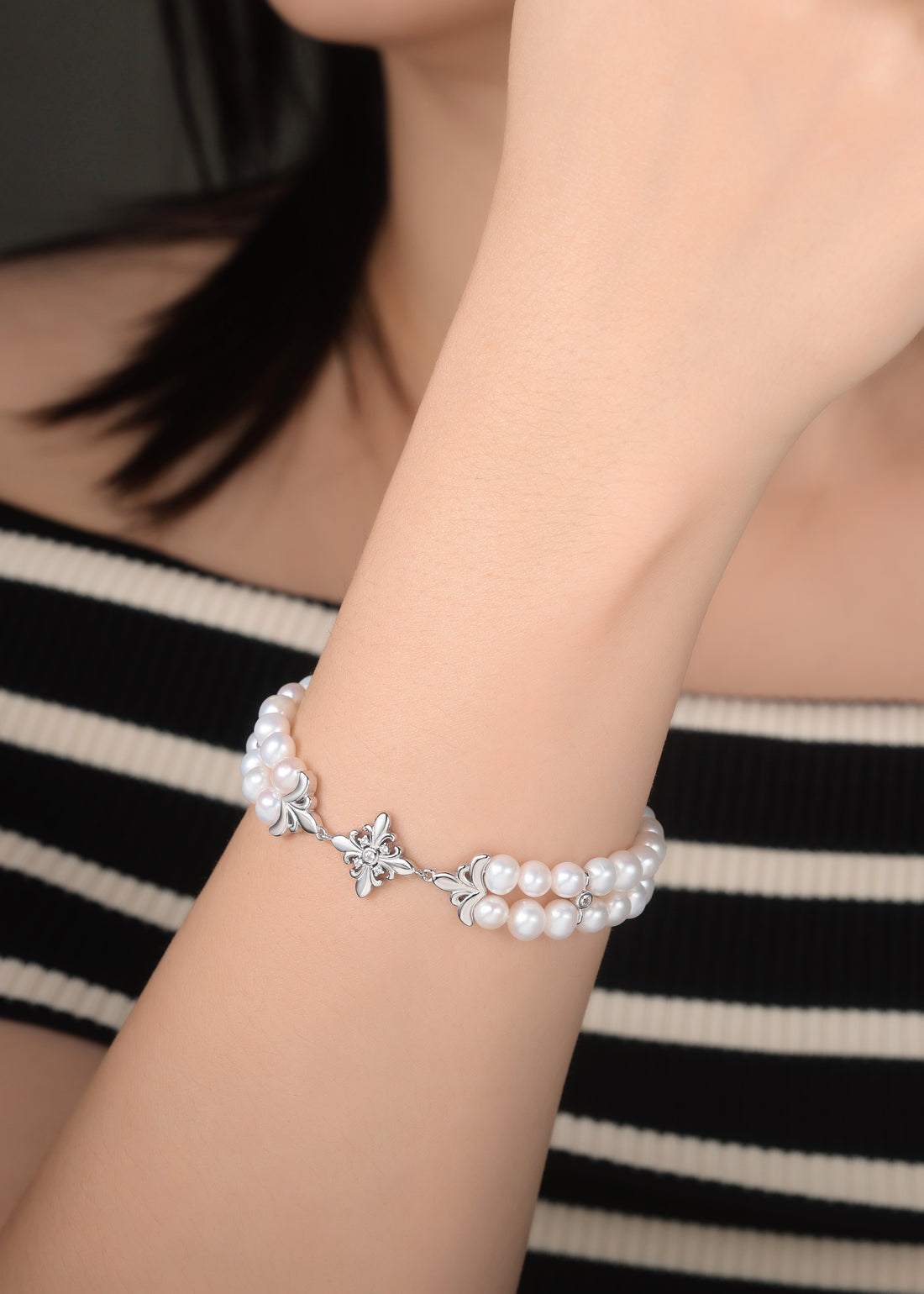 Lumiere Pearl Bracelet - Sterling Silver