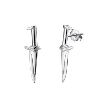Ichi Dagger Studs  - Sterling Silver