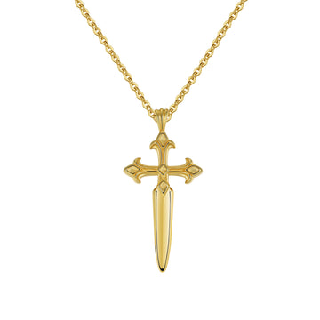 Dagger Necklace - 18K Gold