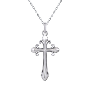 Santos Cross Necklace - Sterling Silver