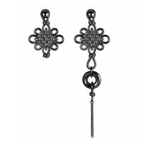 Haku Earrings  - Black Gold