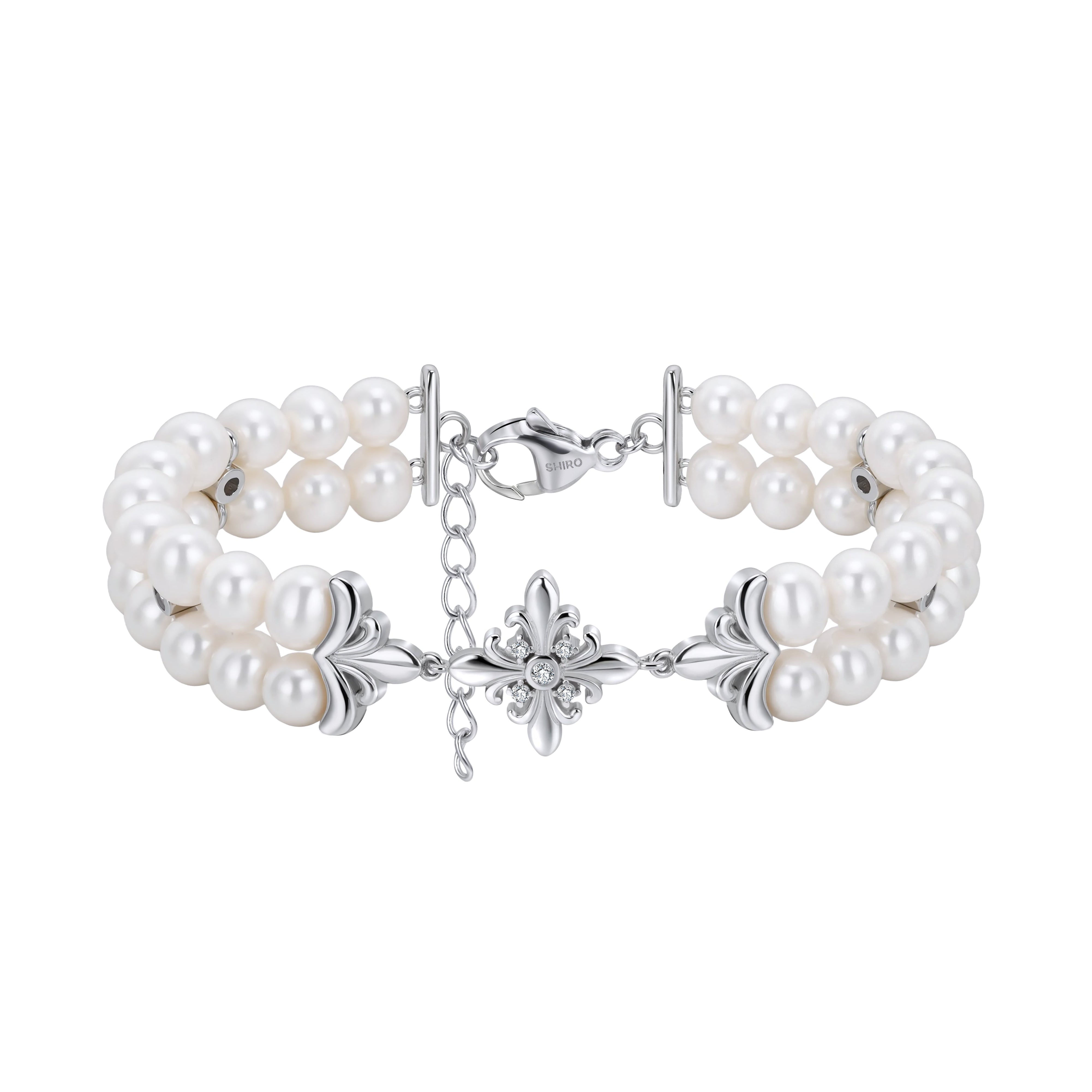 Lumiere Pearl Bracelet - Sterling Silver – Shiro Studio