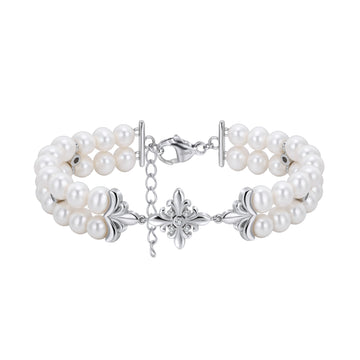Lumiere Pearl Bracelet - Sterling Silver