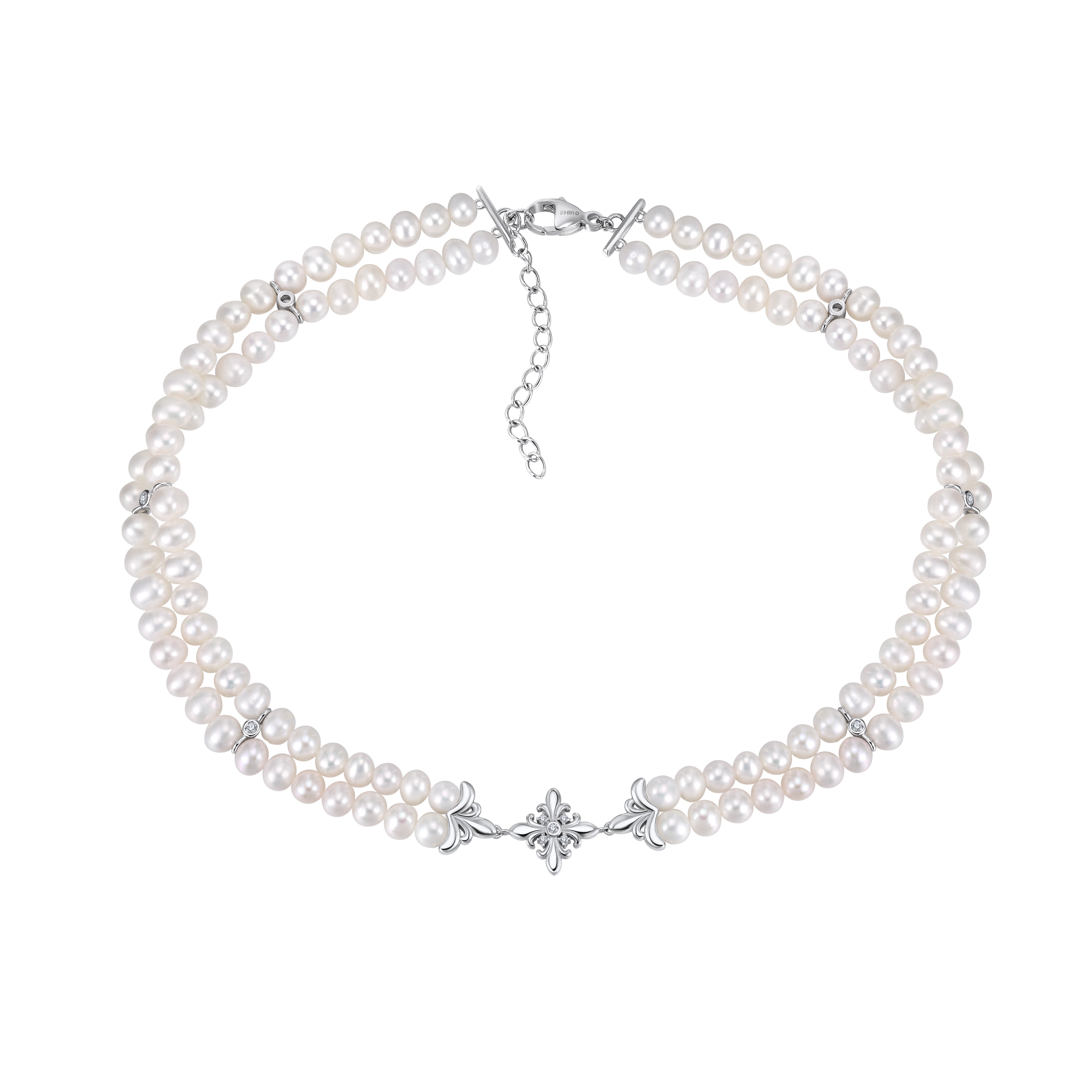 Lumiere Pearl Choker - Sterling Silver – Shiro Studio