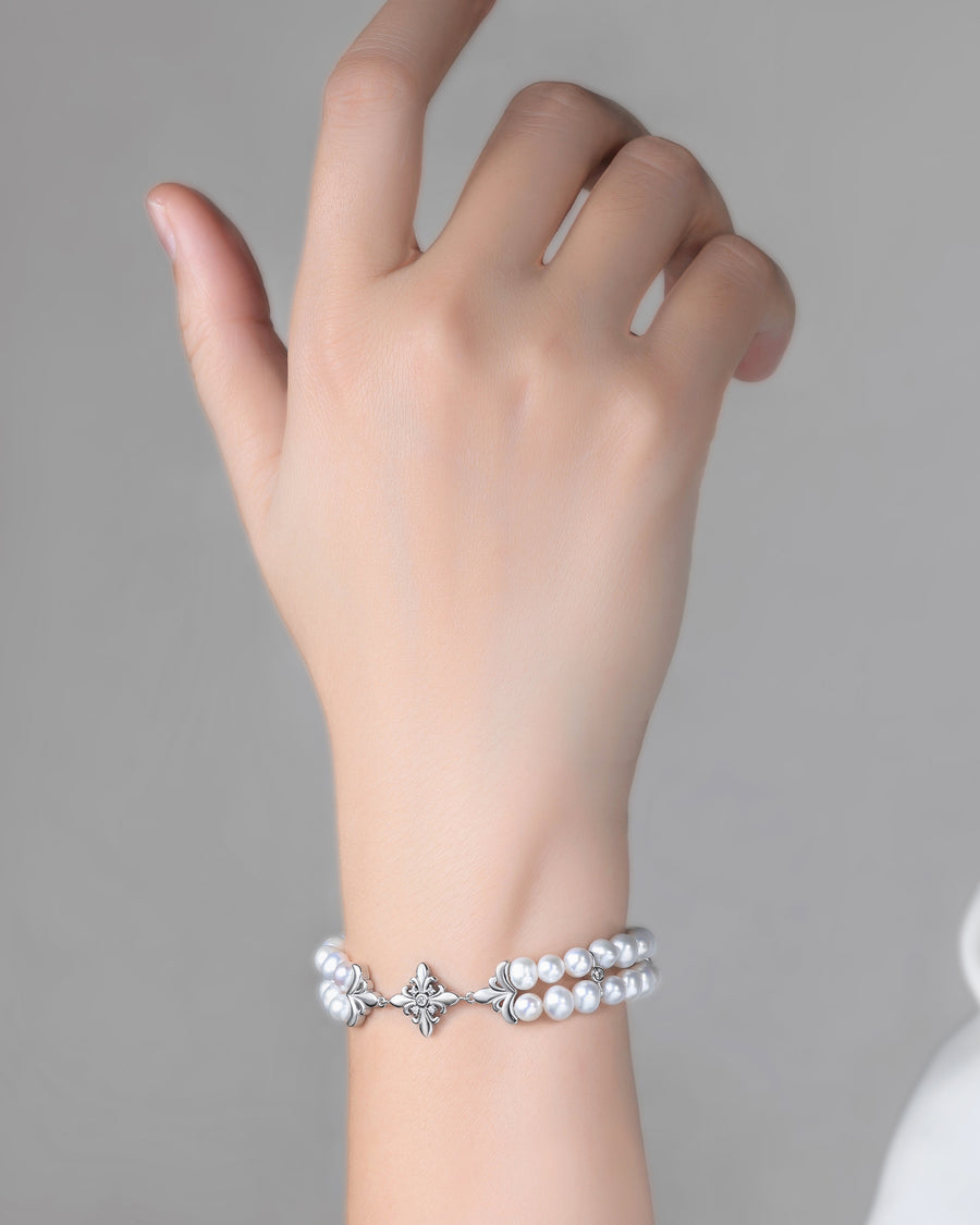 Lumiere Pearl Bracelet - Sterling Silver