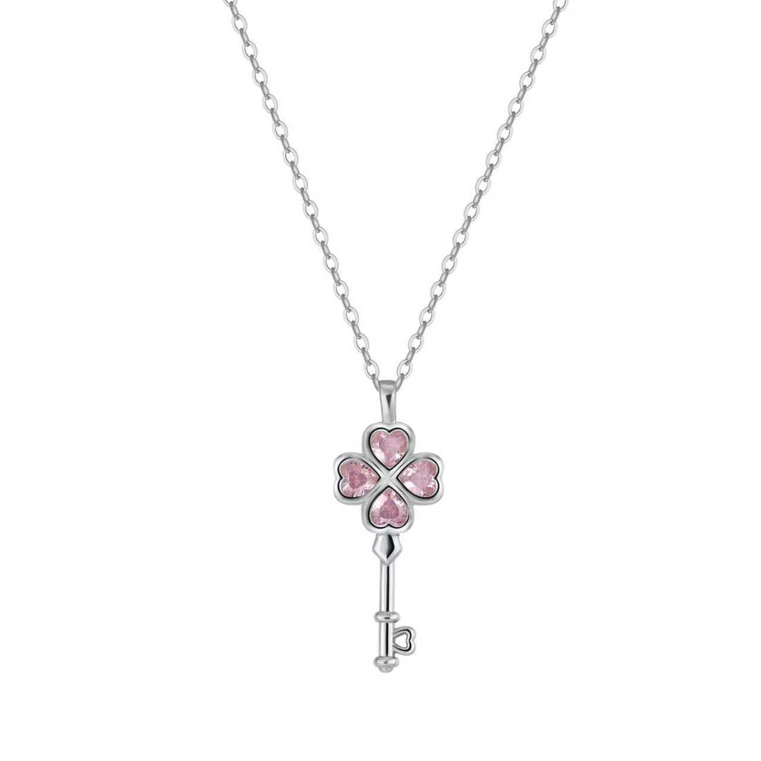 Wish Key Necklace - Sterling Silver