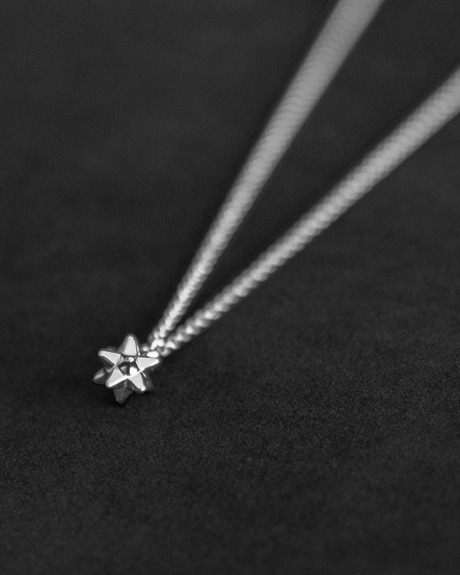 Star Fragment Necklace - Sterling Silver