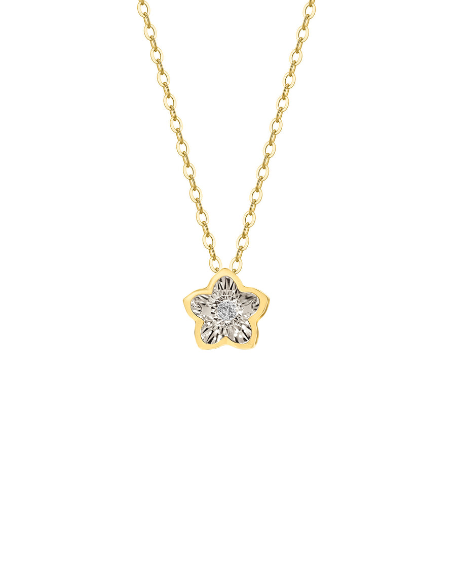 Sparkle Star Necklace - 18K Gold
