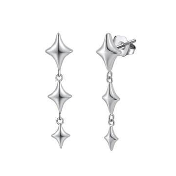 Star Fall Studs - Sterling Silver