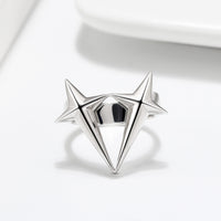 Twin Swords Ring - Sterling Silver